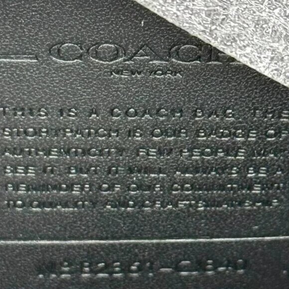 Coach Gotham Slim Briefcase in Cross Grain Pebble Leather Crossbody Strap NWT 2 - Picture 9 of 12